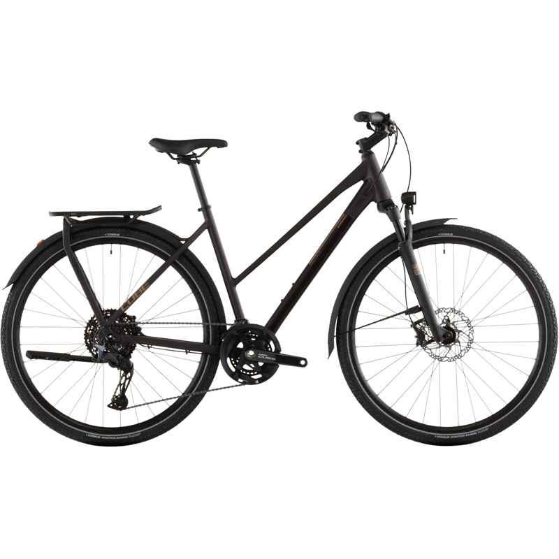 Balfes Bikes Cube Kathmandu SLX Trapeze Hybrid Bike 2026 in SolarEclipse/Gold | Free postage over £30, £10 off first order, price match & 0% finance.