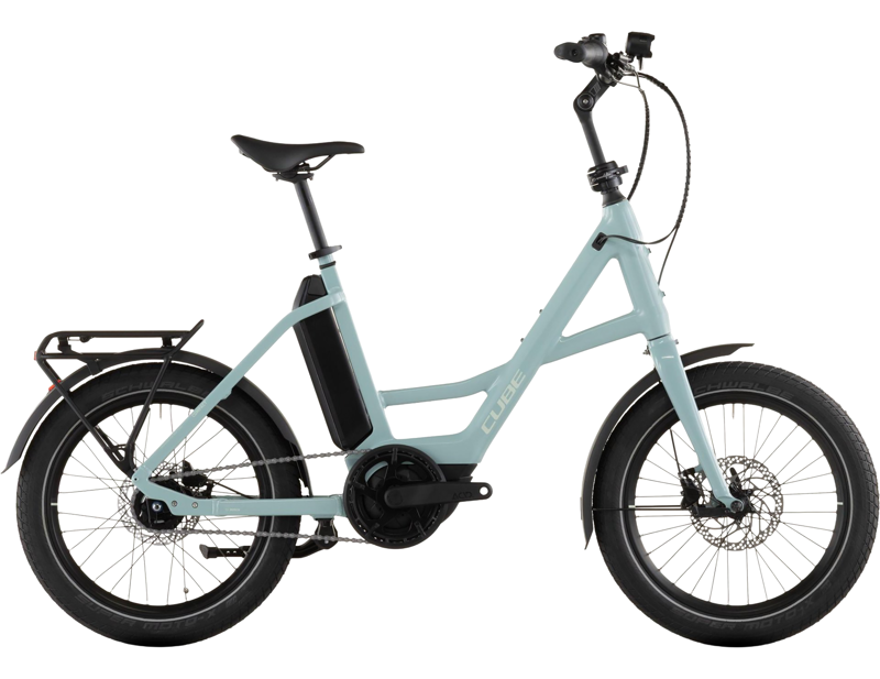 Balfes Bikes Cube Compact Hybrid Comfort 545 Electric Bike 2026 in Skylight Blue | Free postage over £30, £10 off first order, price match & 0% finance.