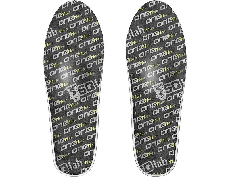 SQlab ONE11 Medium Arch Insoles in Black