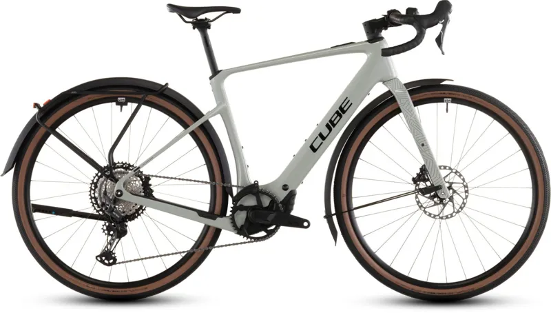 Balfes Bikes Cube Nuroad Hybrid C:62 Race 400X FE Electric Gravel Bike 2026 in Reedbeige/Black | Free postage over £30, £10 off first order, price match & 0% finance.