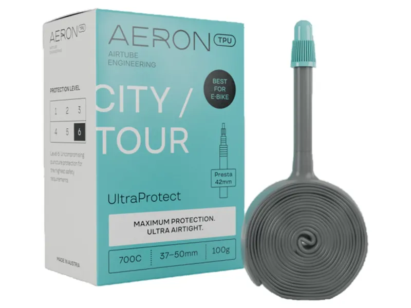 Aeron TPU City/Tour UltraProtect 700x37-50c Presta 42mm in Grey-1