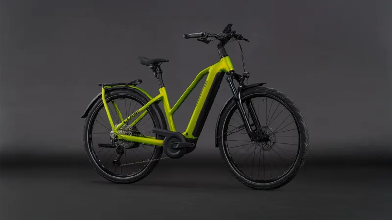 Cube Kathmandu Trapeze Hybrid Pro 800 Electric Hybrid Bike 2026 in Lizard/Black-7