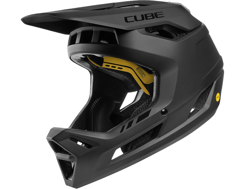 Cube Descender Full Face MIPS Helmet in Black