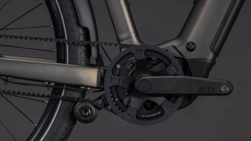 Cube Touring Hybrid Comfort SLX 800 Electric Hybrid Bike 2026 in Charcoal/Chrome-4