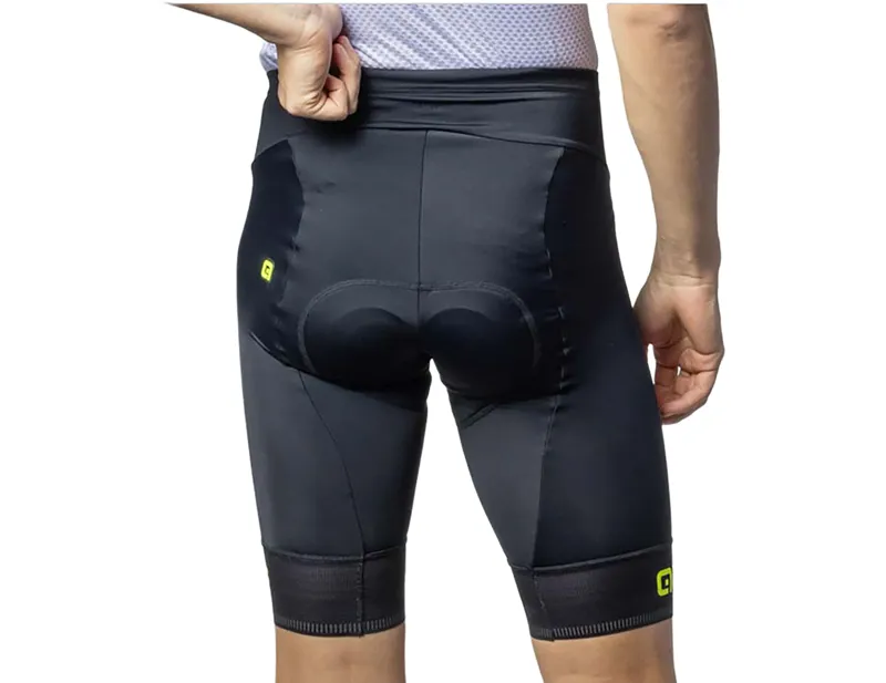 Ale Corsa Pragma Shorts in Black/Yellow-1