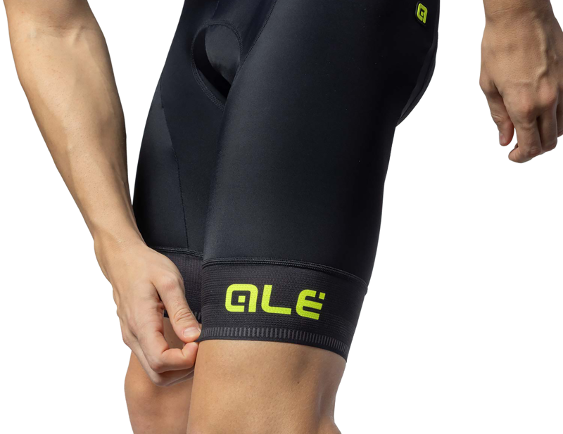 Ale Corsa Pragma Shorts in Black/Yellow-2