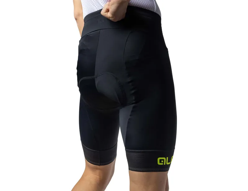 Ale Corsa Pragma Shorts in Black/Yellow-3