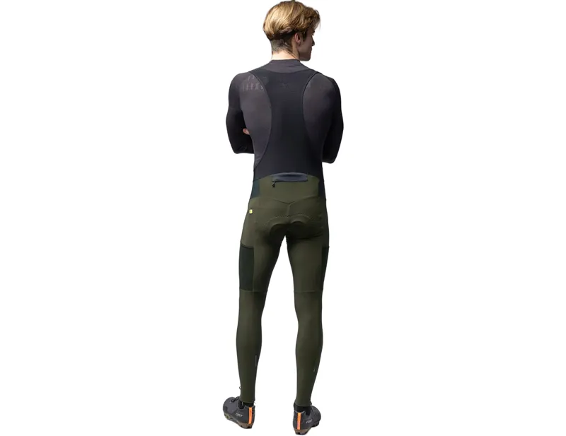 Ale Stones Cargo Off Road Bib Tights in Green-1