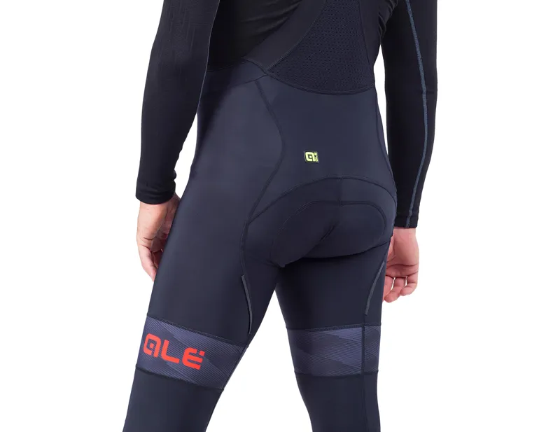 Ale Mild PR-R Bib-Tights in Black/Red-2
