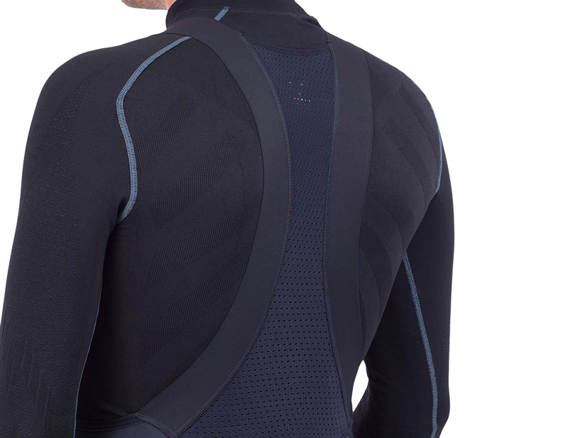 Ale Mild PR-R Bib-Tights in Black/Red-3