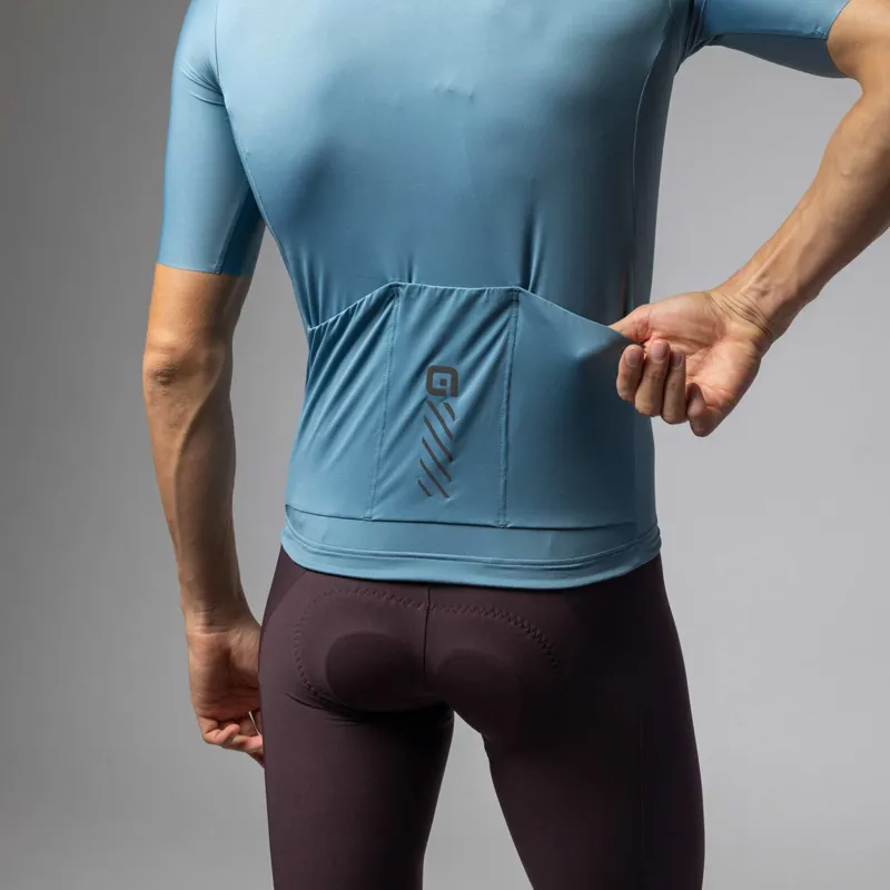 Ale Colour Block Pragma Short Sleeve Jersey in Eucalyptus-3