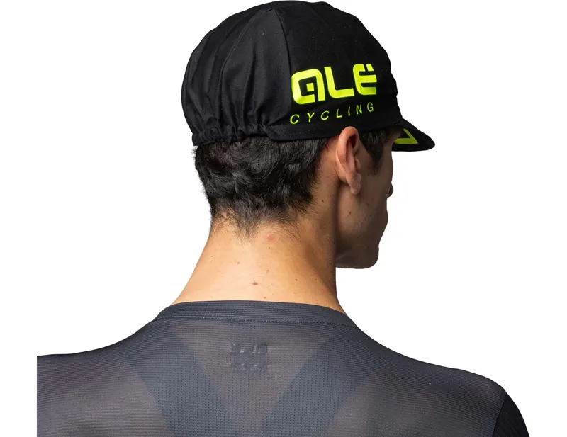 Ale Cotton Summer Cap in Black/Yellow-2