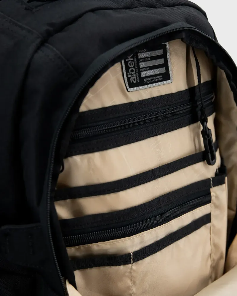 Albek Dudley Backpack in Covert Black-7