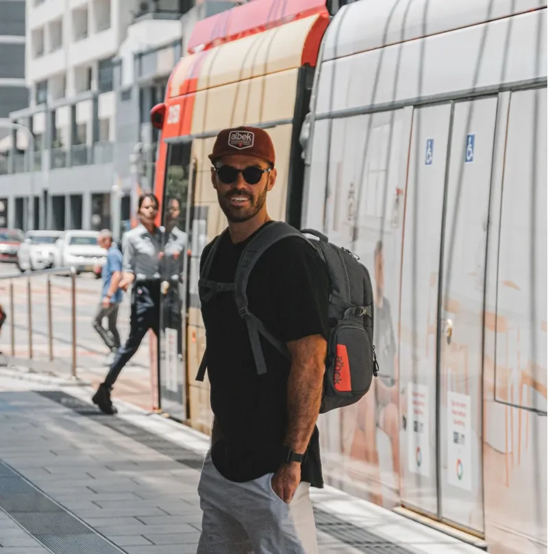 Albek Dudley Backpack in Steel Grey-4