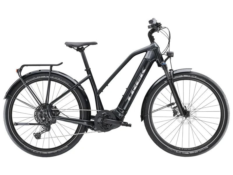 Balfes Bikes EX DISPLAY Trek Allant+ 7 Stagger Electric Hybrid Bike Size Medium 2025 in Lithium Grey | Free postage over £30, £10 off first order, price match & 0% finance.