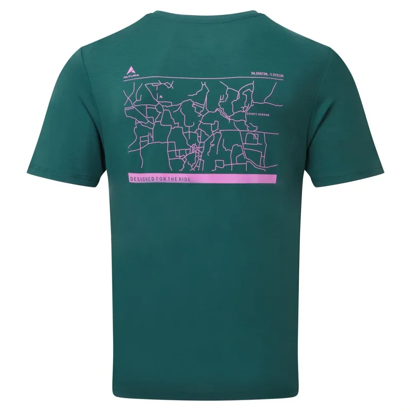 Altura Cyclepath Tech Tee in Forest Green-1