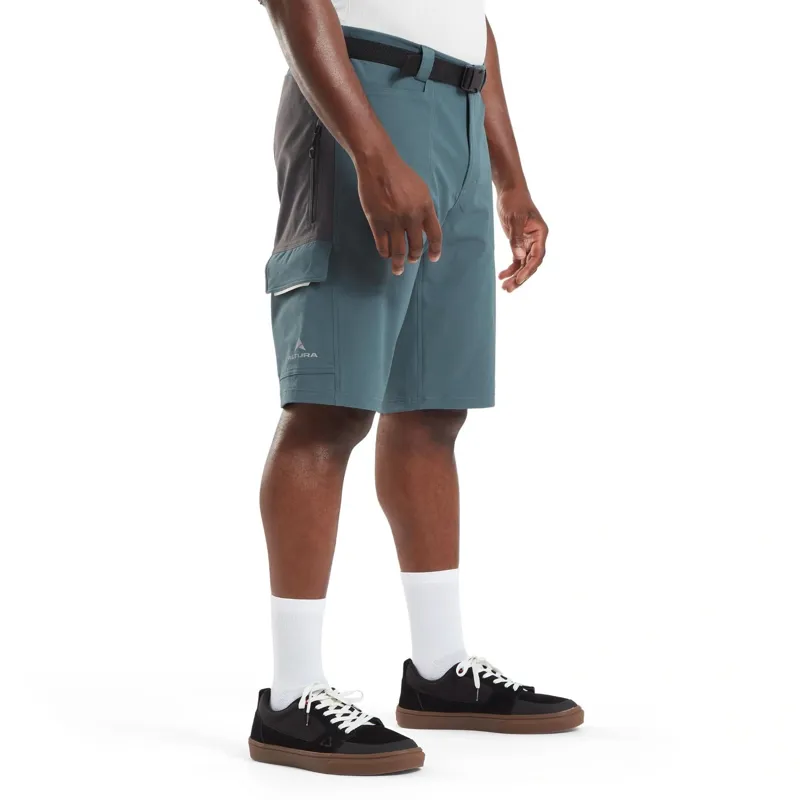 Altura Esker Cargo Baggy Shorts + Liner in Slate Grey-3