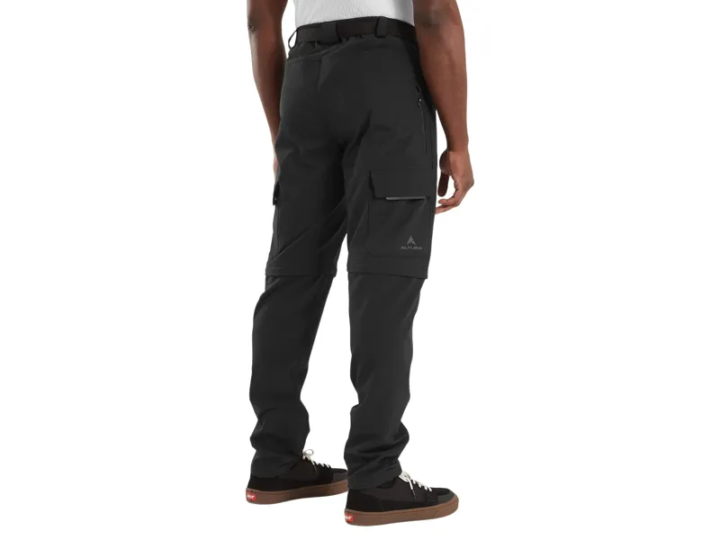 Altura Esker Zip Off Cargo Trousers in Black-6