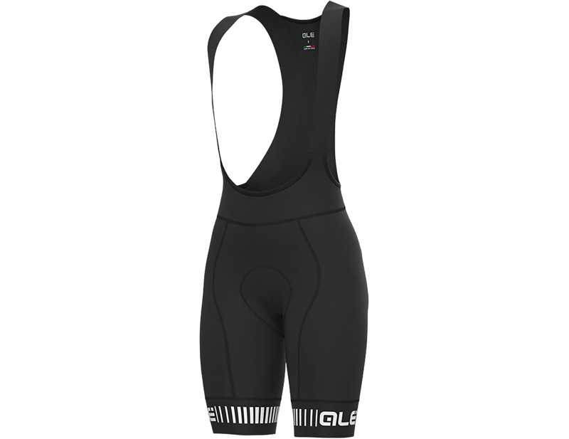 Ale Strada PR-R Women's Bibshorts in Black/White