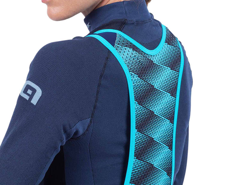 Ale Women's K-Atmo 2.0 Klimatik Bib-Shorts in Navy Blue-3