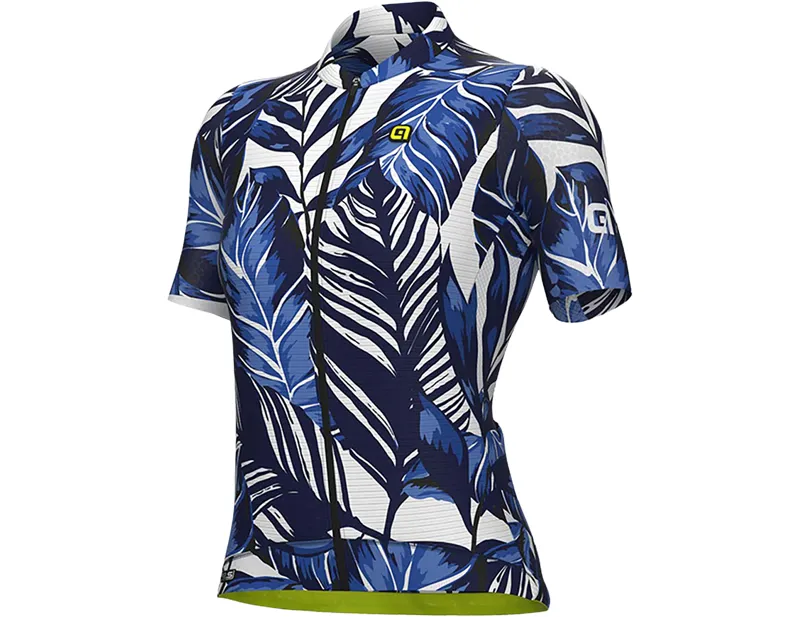 Balfes Bikes Ale Women's Leaf PR-S Short Sleeve Jersey in Blue/White | Free postage over £30, £10 off first order, price match & 0% finance.