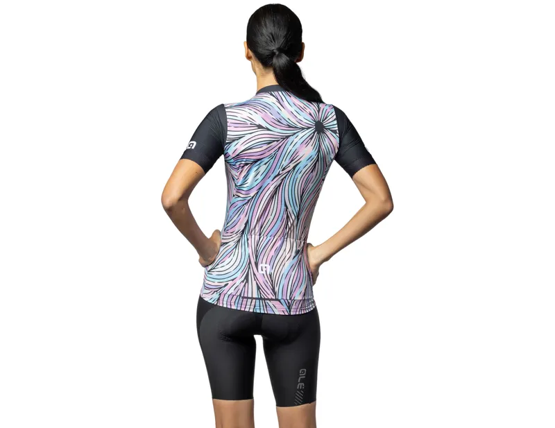 Ale Women's Art Pragma Short Sleeve Jersey in Pastel-1