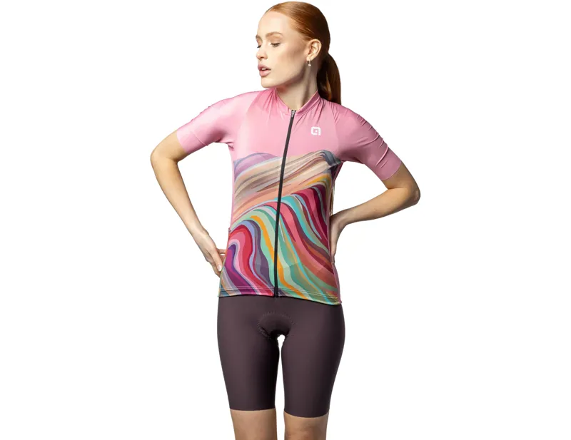 Balfes Bikes Ale Women's Rainbow PR-E Short Sleeve Jersey in Rainbow | Free postage over £30, £10 off first order, price match & 0% finance.