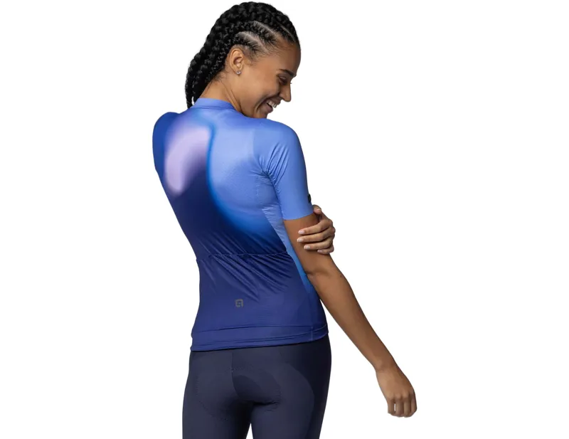 Ale Women's Flash PR-E Short Sleeve Jersey in Blue-1