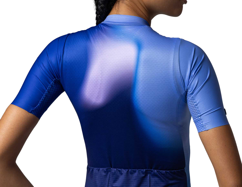 Ale Women's Flash PR-E Short Sleeve Jersey in Blue-3