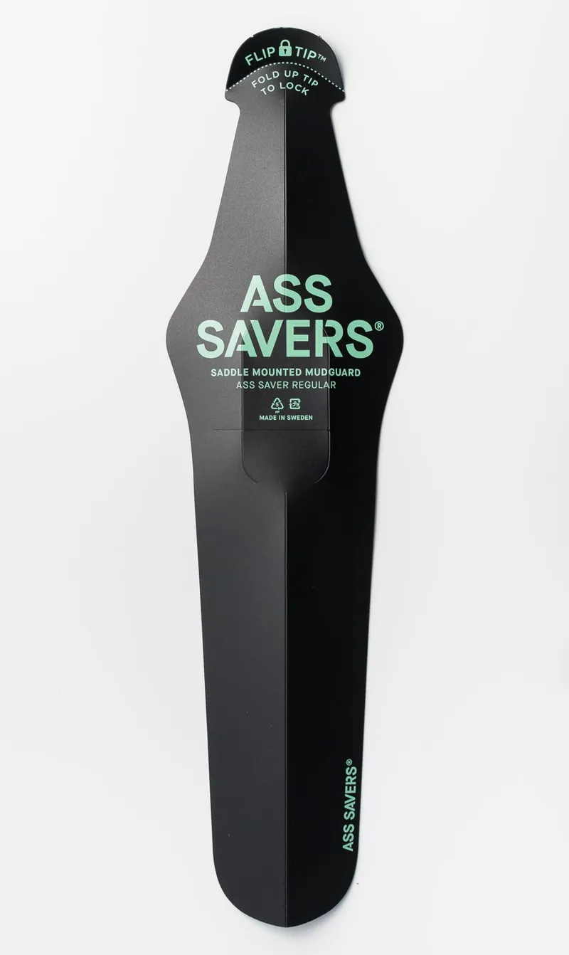 Ass Saver Regular Rear Mudguard in Black