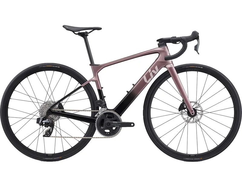 Balfes Bikes Liv Avail Advanced E+ Elite 2 Electric Road Bike 2026 in Iron Rouge/Carbon Smoke | Free postage over £30, £10 off first order, price match & 0% finance.