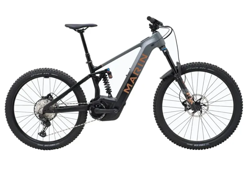 ONE OFF Marin Alpine Trail E2 Bosch Electric Full Suspension Mountain Bike Medium 2025 in Charcoal/Black