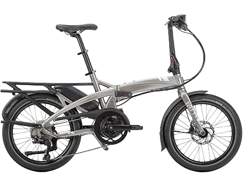 Balfes Bikes Tern Vektron S10 Electric Folding Bike 2025 in Gloss Silver | Free postage over £30, £10 off first order, price match & 0% finance.