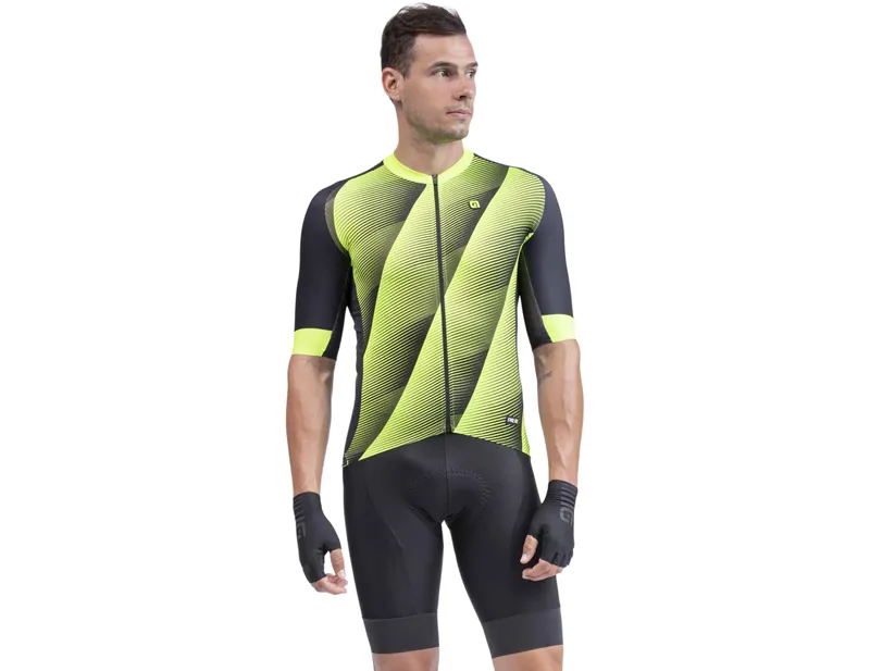 Balfes Bikes Ale Square PR-R Short Sleeve Jersey in Black/Yellow | Free postage over £30, £10 off first order, price match & 0% finance.