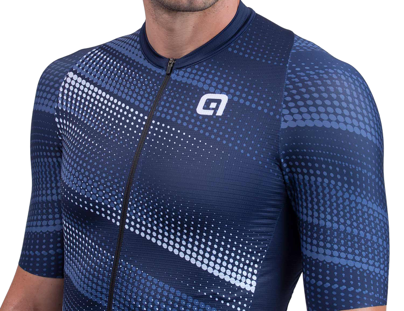 Ale Green Speed PR-R Short Sleeve Jersey in Blue-2