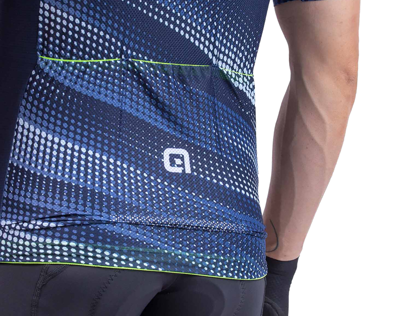 Ale Green Speed PR-R Short Sleeve Jersey in Blue-4