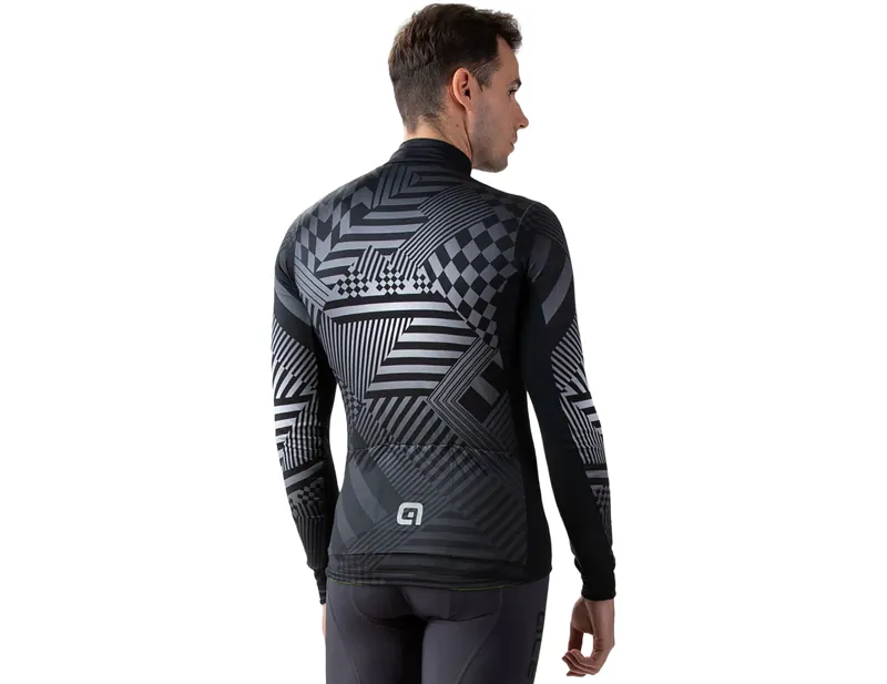 Ale Checker PR-S Long Sleeve Jersey in Grey-1