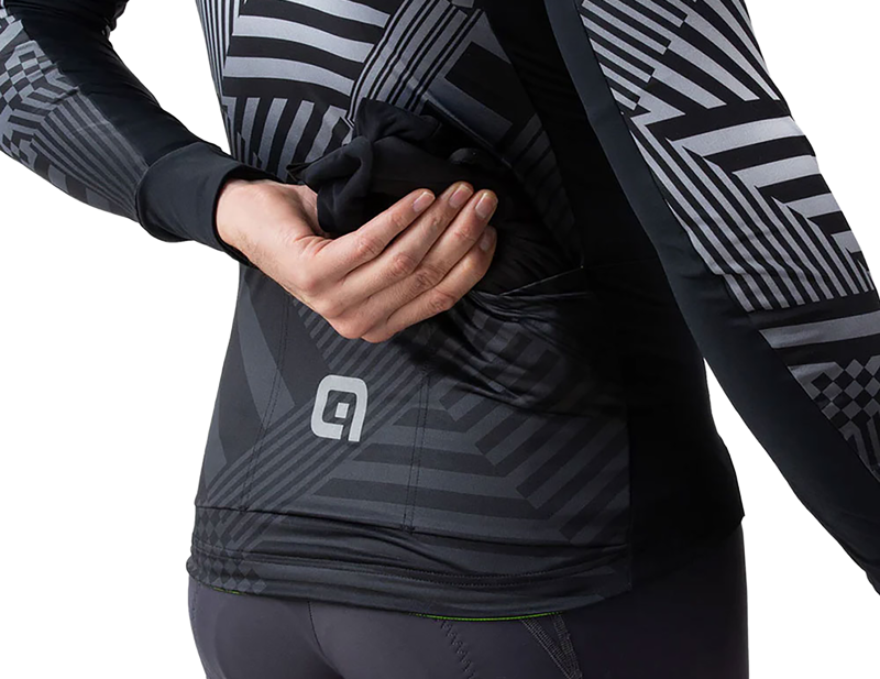 Ale Checker PR-S Long Sleeve Jersey in Grey-3