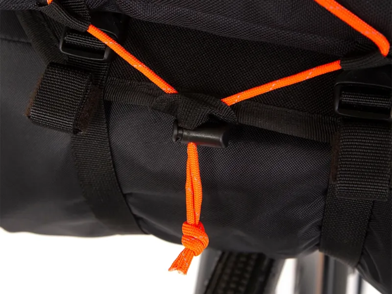 Restrap Handlebar Bag + Dry Bag + Food Pouch in Black/Orange-3