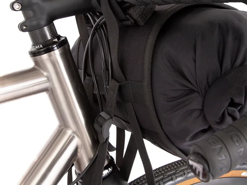 Restrap Handlebar Bag + Dry Bag + Food Pouch in Black/Orange-6