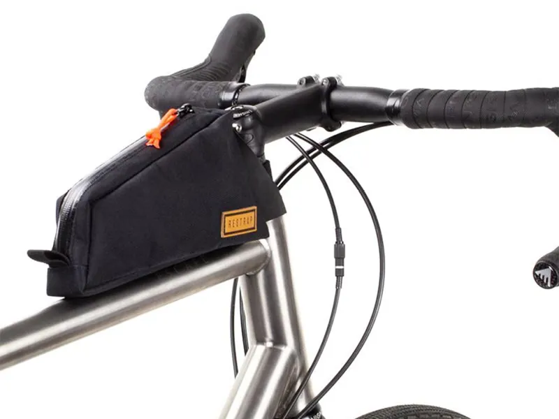 Restrap Bolt-on Top Tube Bag in Black-1