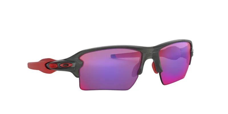 Oakley Flak 2.0 XL Matte Grey Smoke Frame with Prizm Road Lens-12