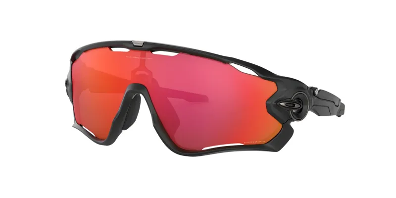 Oakley Jawbreaker Matte Black Frame with Prizm Trail Torch Lens-2