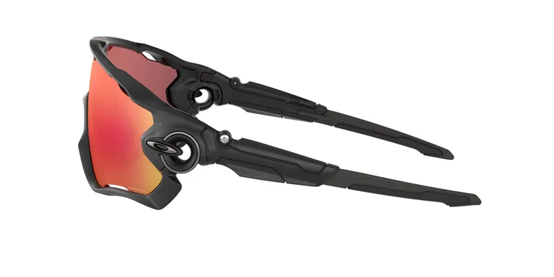 Oakley Jawbreaker Matte Black Frame with Prizm Trail Torch Lens-4