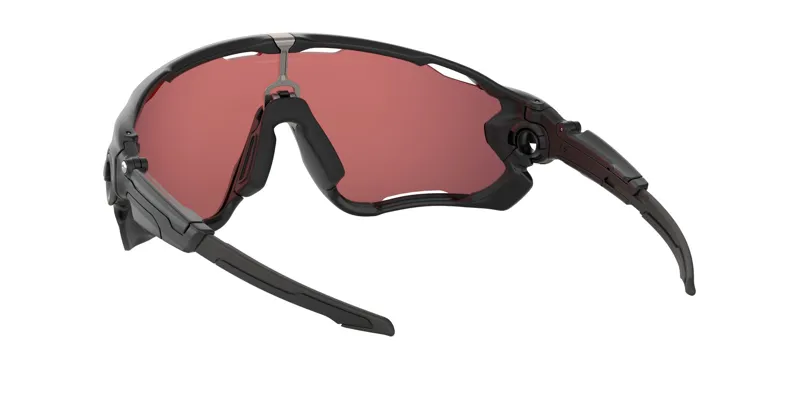 Oakley Jawbreaker Matte Black Frame with Prizm Trail Torch Lens-6
