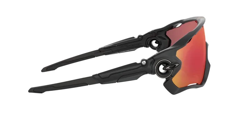 Oakley Jawbreaker Matte Black Frame with Prizm Trail Torch Lens-10