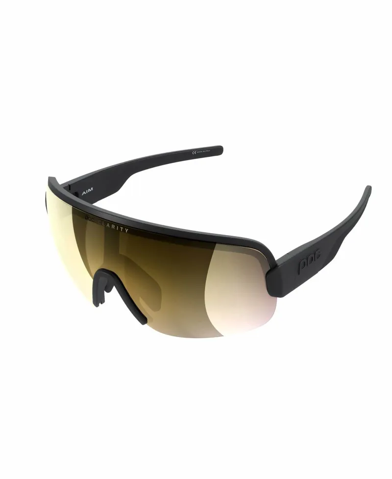 POC AIM サングラス Uranium Black/Violet Gold POC Aim Sunglasses in Uranium Black Violet/Gold Mirror