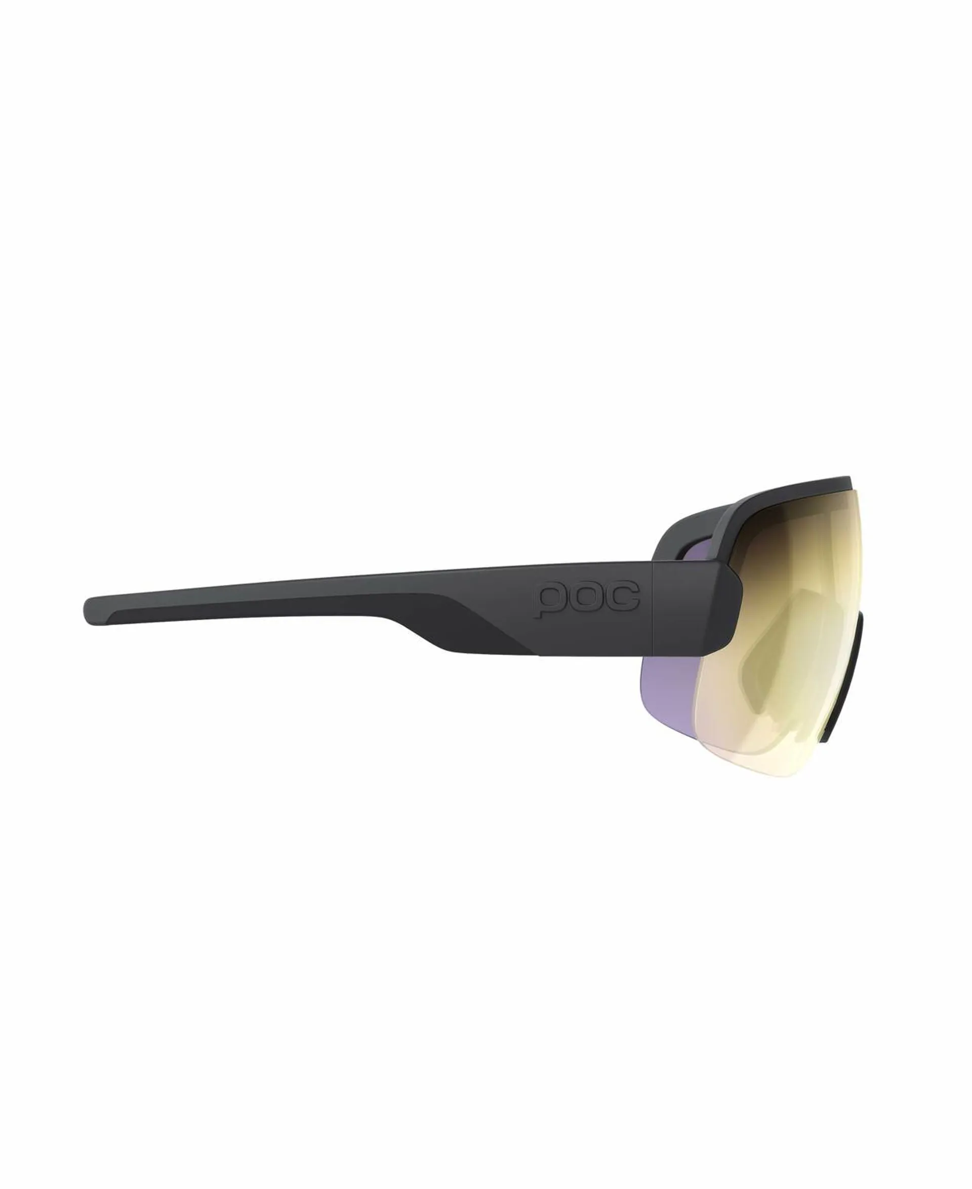 POC Aim Sunglasses in Uranium Black Violet/Gold Mirror