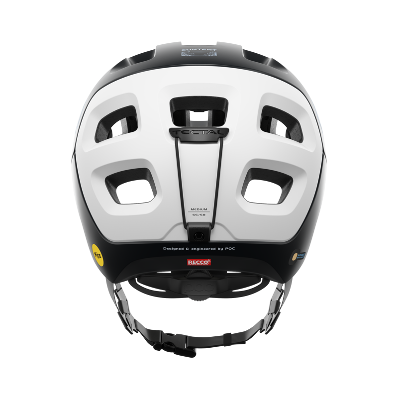 POC Tectal Race MTB Helmet MIPS in Uranium Black/Hydrogen White Matt-3