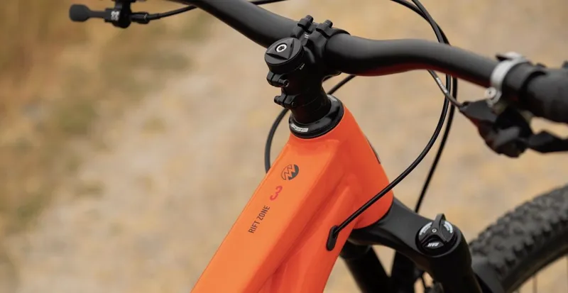 Marin Rift Zone 3 29 Full Suspension Mountain Bike 2022 in Black/Orange-5